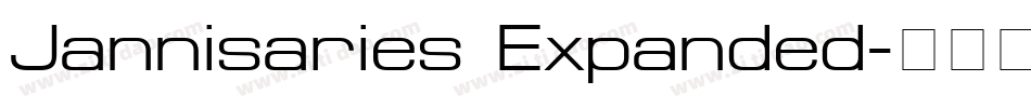 Jannisaries Expanded字体转换